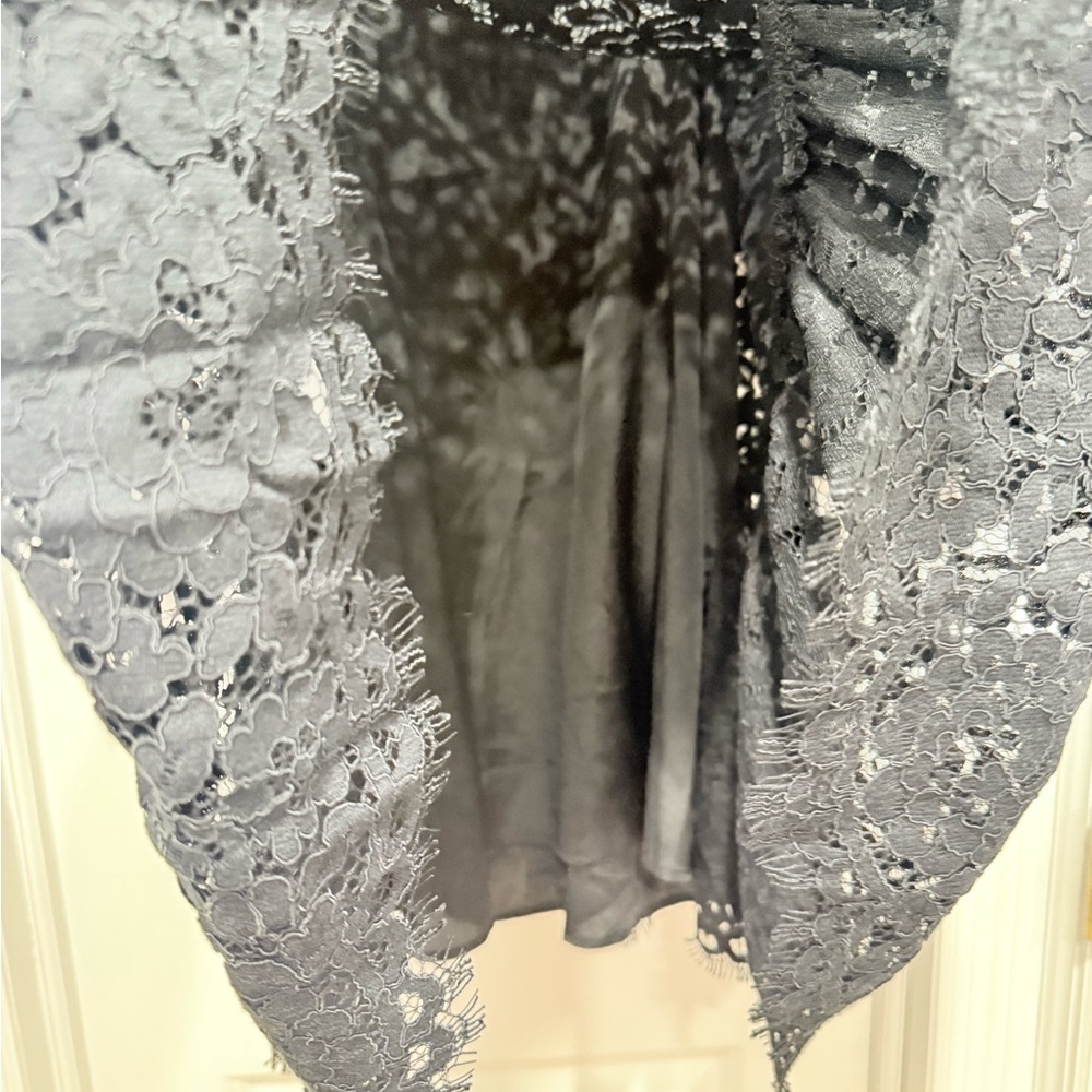 J. Crew Charcoal Lace Long Sleeve Dress - Picture 9 of 12